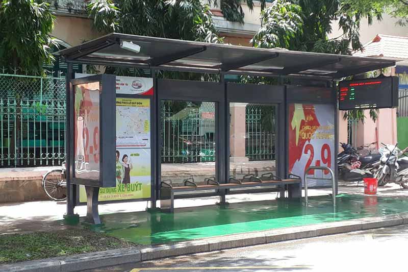 Quảng cáo nhà chờ xe bus tại Hà Nội mang lại nhiều ưu điểm tích cực
