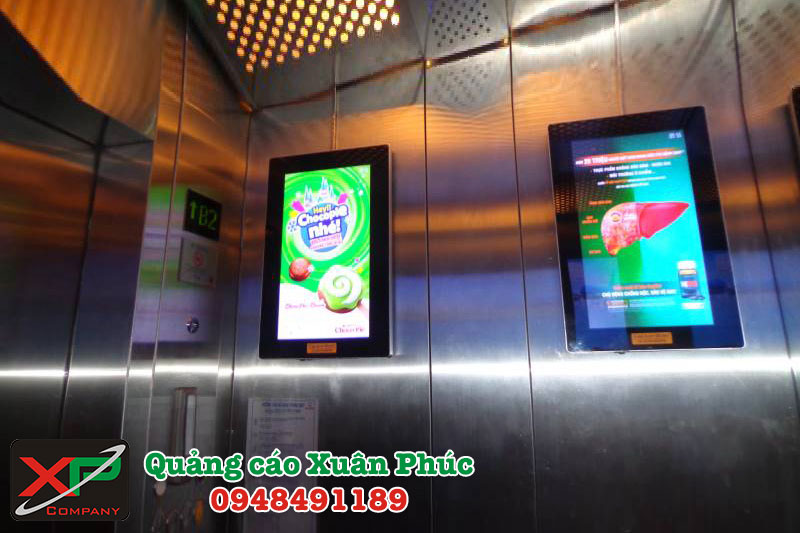 Báo giá quảng cáo trong thang máy