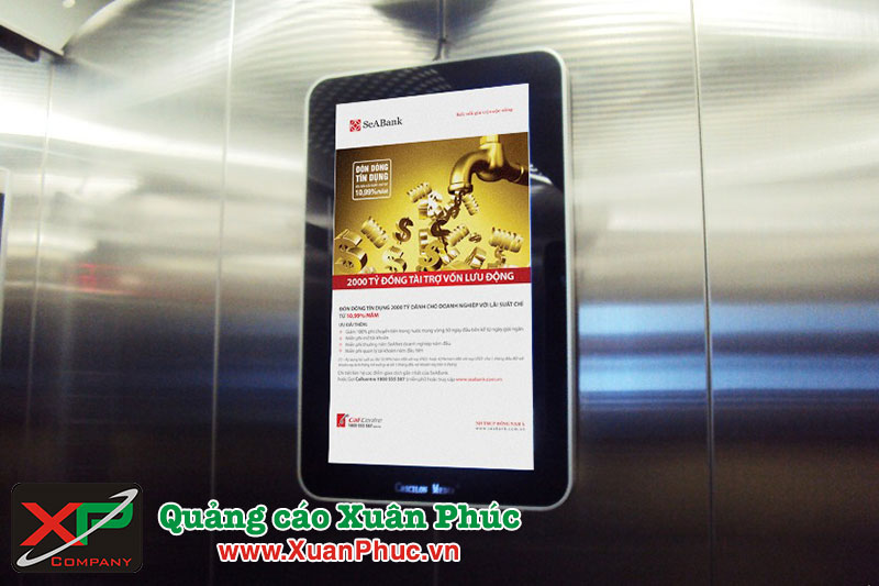 quảng cáo trong thang máy Hà Nội