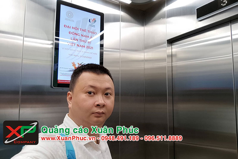 Quảng cáo trong thang máy Hà Nội