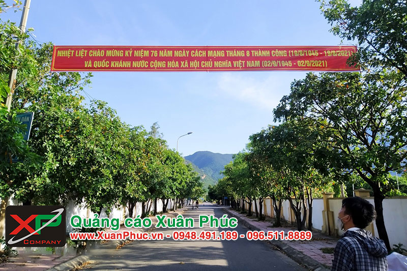 Quảng cáo Xuân Phúc treo băng rôn tuyên truyền hiệu quả cao ở Hà Nội